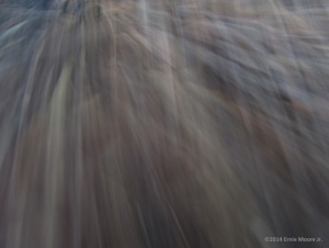 Image Capture resembling running water over a  stony brook E M J